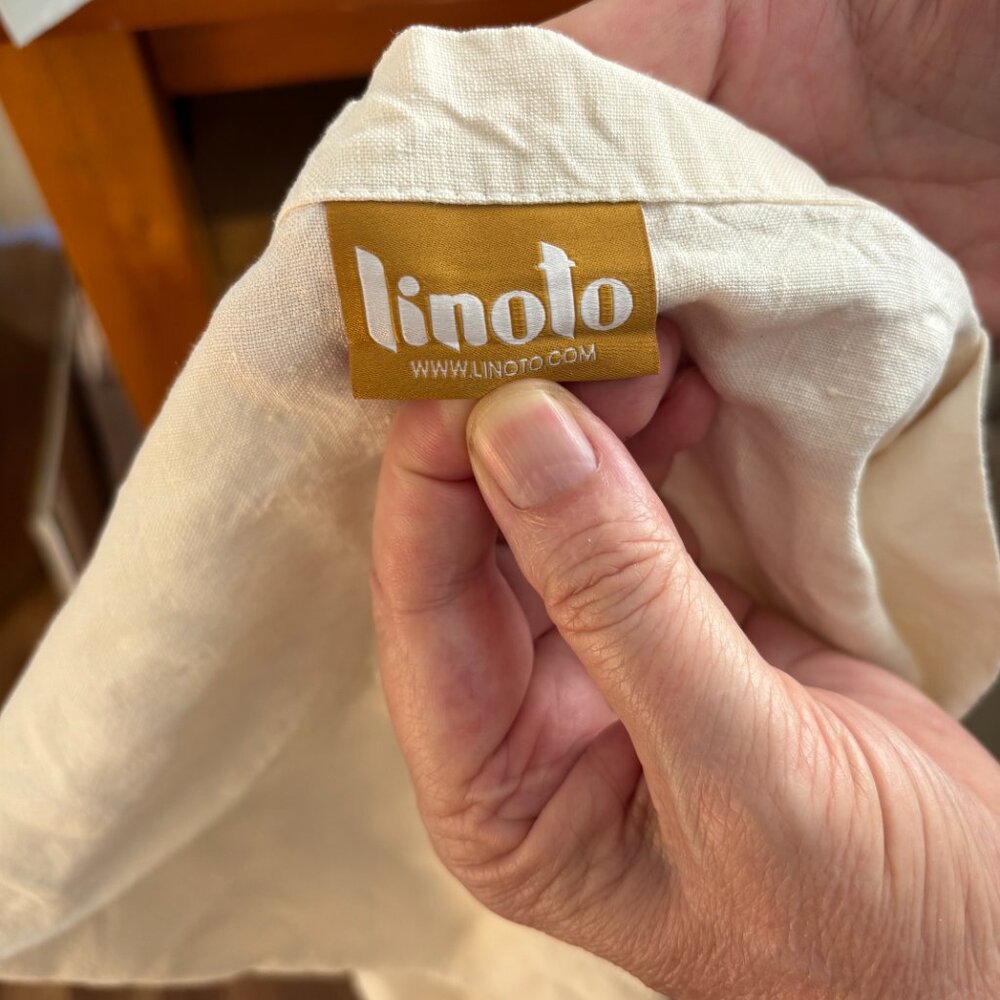 Linoto Linen natural Standard/Queen Pillow Cases (Qty. 2)